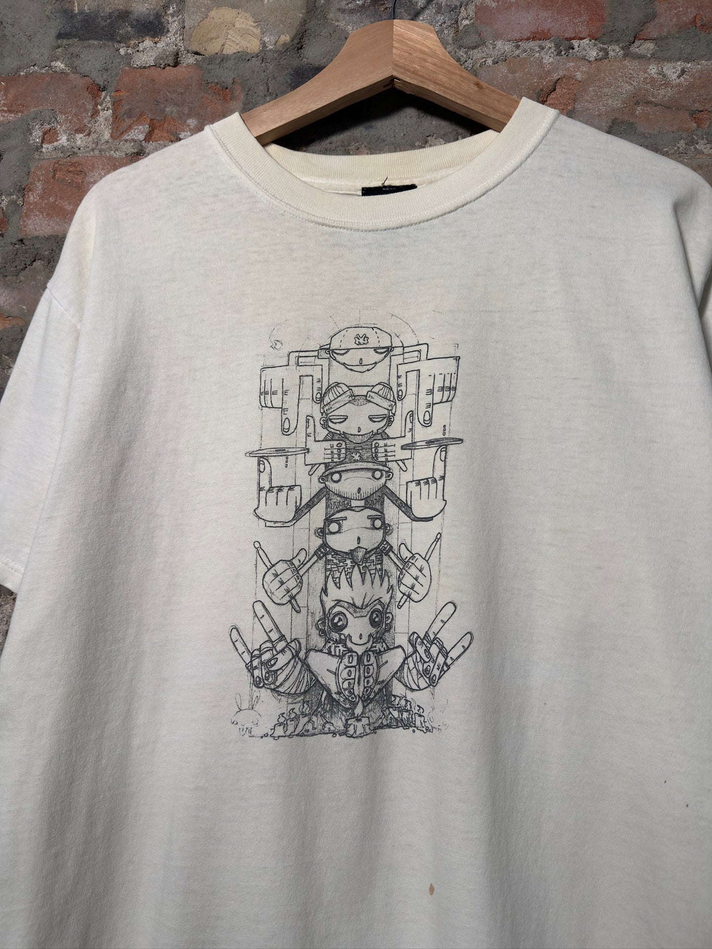 90s Limp Bizkit Characters T-Shirt Sz L