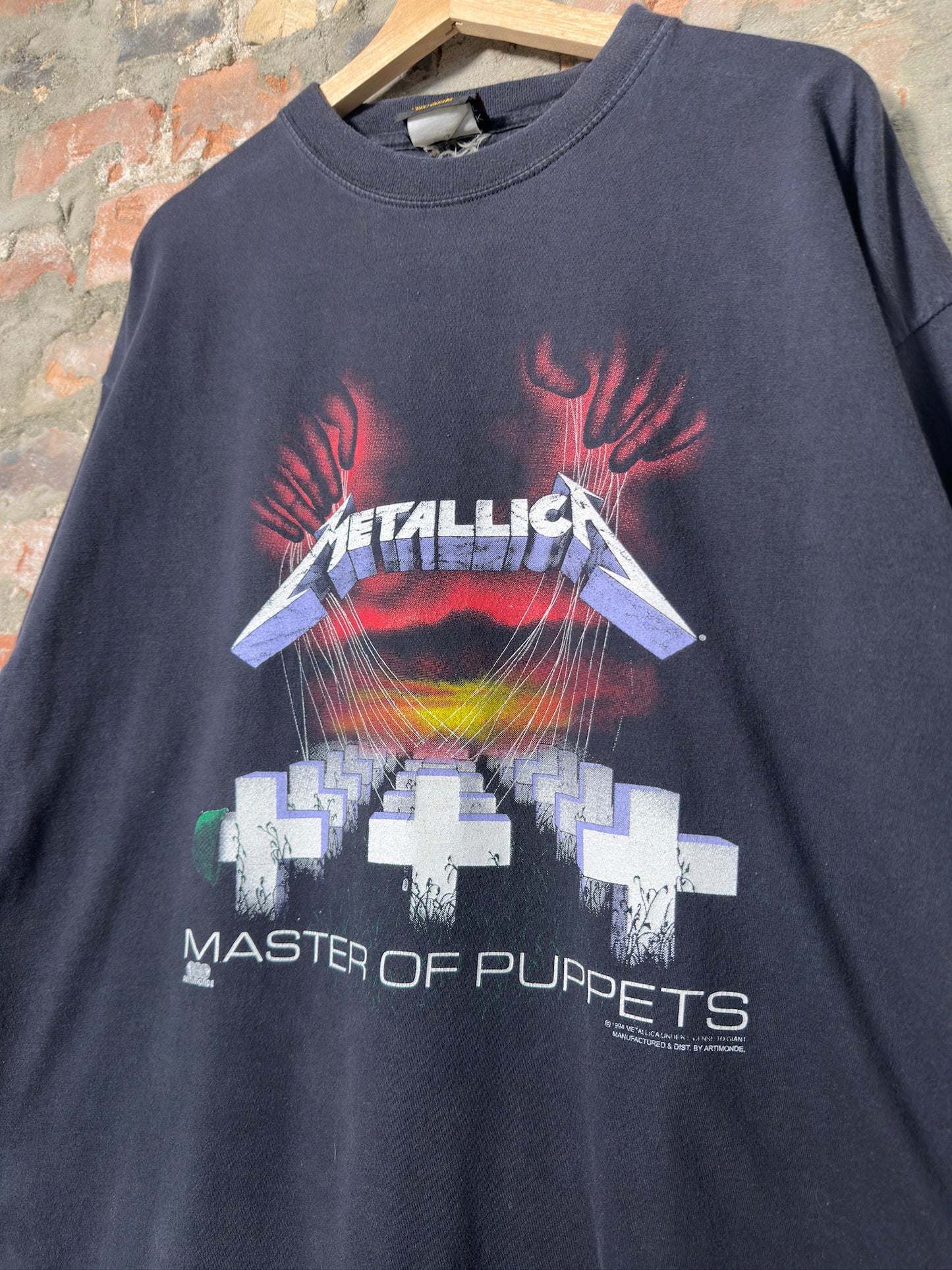 97" Metallica Master Of Puppets T-Shirt Sz XL