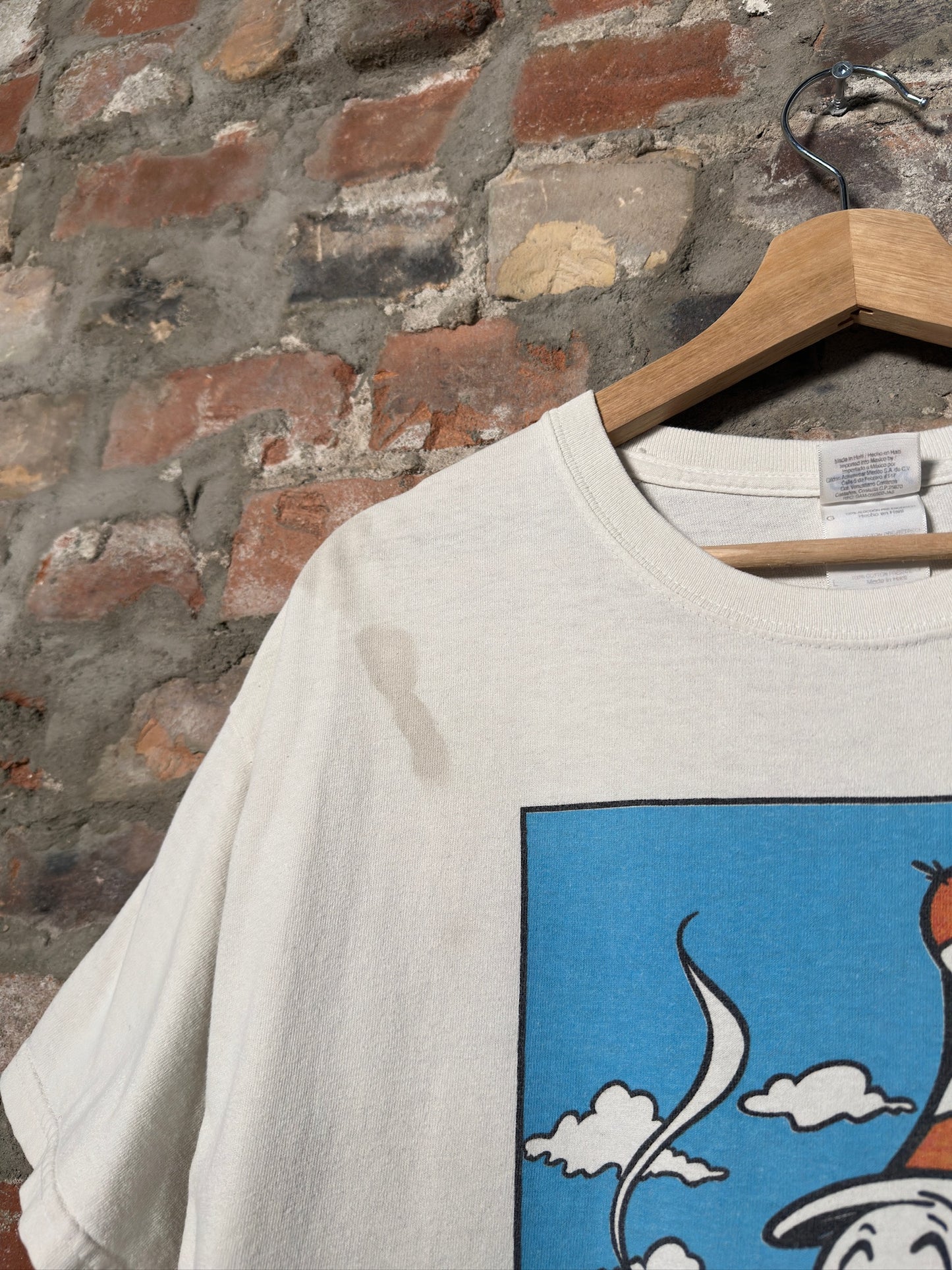 00s Cat In The Hat Weed T-Shirt Sz L