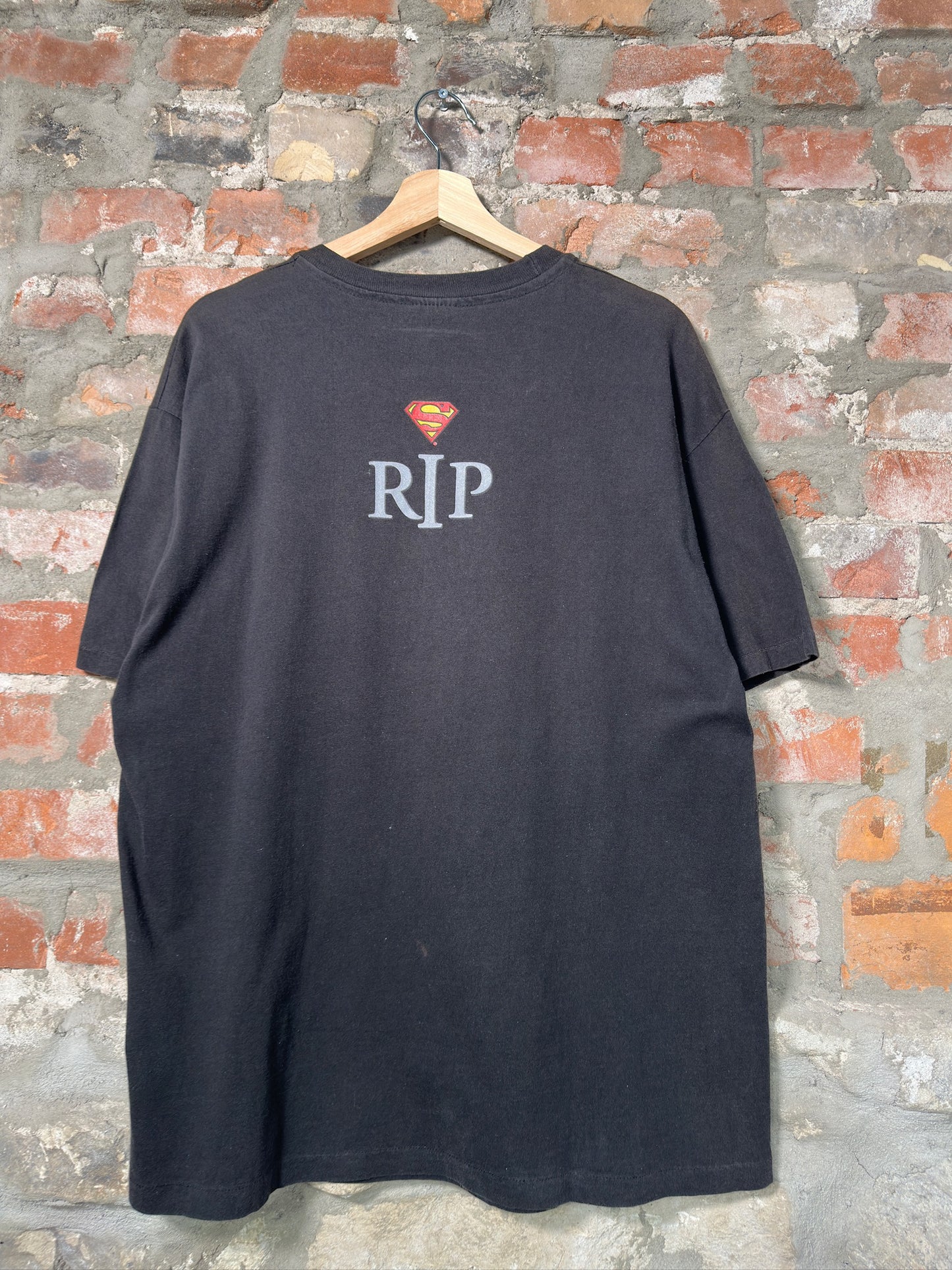 92" RIP Superman Backstage Pass T-Shirt Sz XL