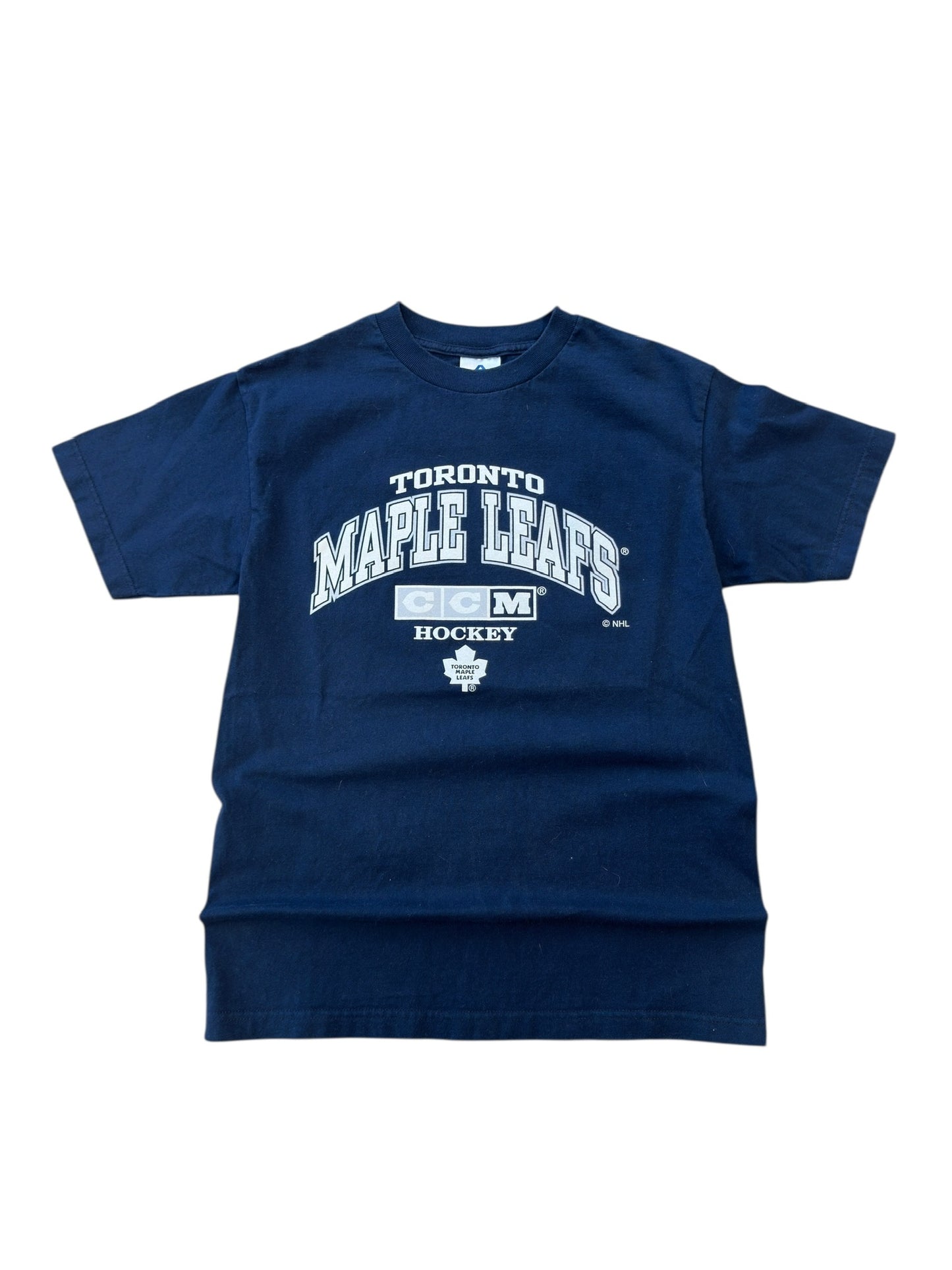 00s Toronto Maple Leafs Tee Navy Sz M