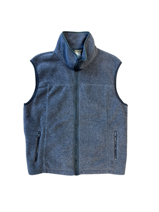 Vtg L.L. Bean Grey Fleece Vest Sz L