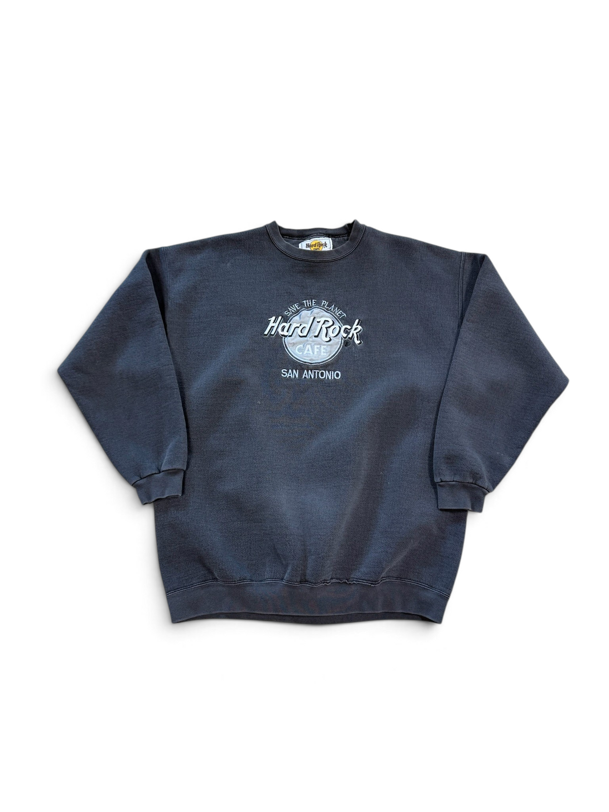 (XL) Vintage 90s Hard Rock Cafe San Antonio Faded Sweatshirt