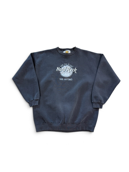 (XL) Vintage 90s Hard Rock Cafe San Antonio Faded Sweatshirt