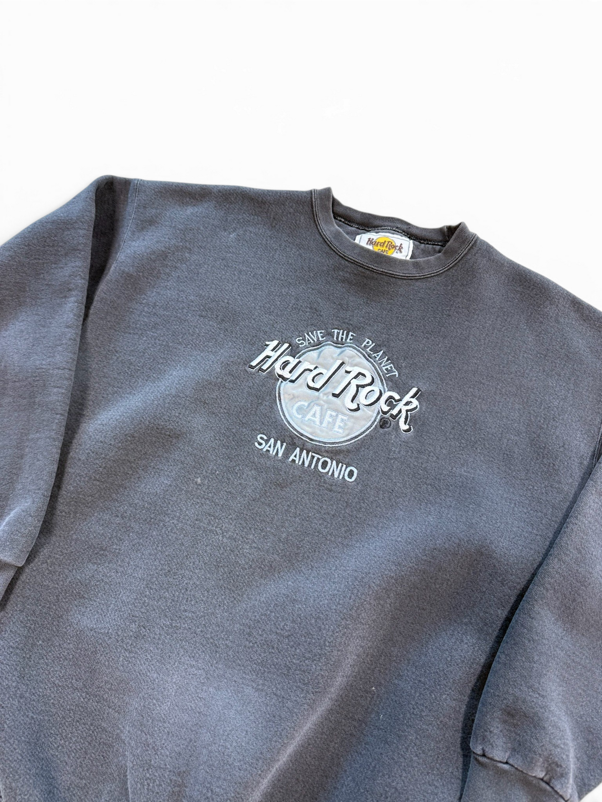(XL) Vintage 90s Hard Rock Cafe San Antonio Faded Sweatshirt