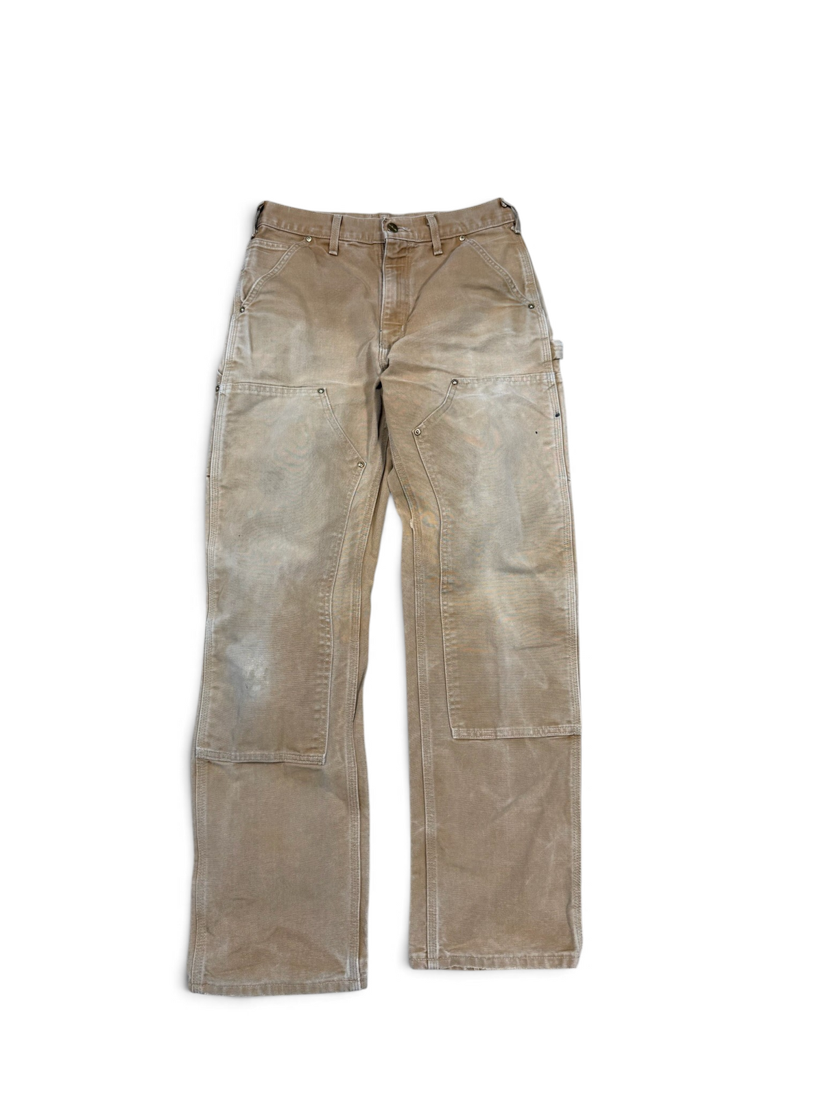 (30x32) Vintage 90s Carhartt Tan Double Knee Carpenter Pants