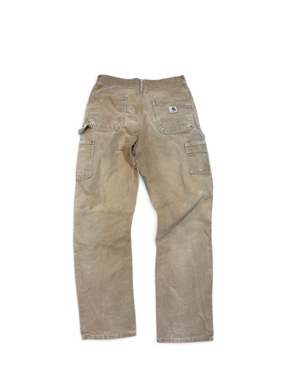 (30x32) Vintage 90s Carhartt Tan Double Knee Carpenter Pants