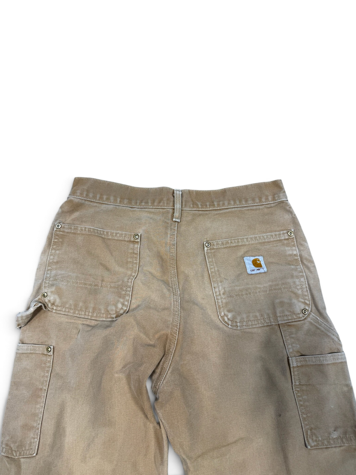 (30x32) Vintage 90s Carhartt Tan Double Knee Carpenter Pants