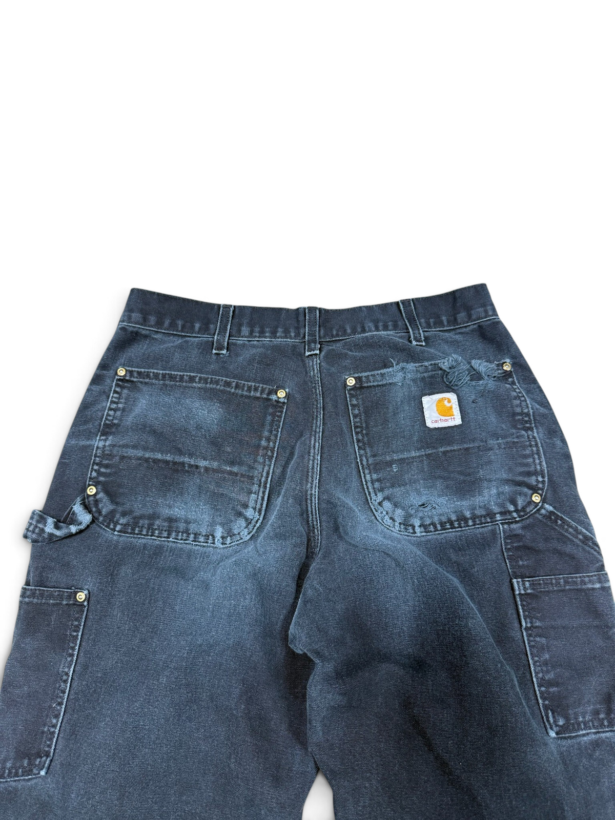 (32x32) Vintage 90s Carhartt Black Double Knee Carpenter Pants