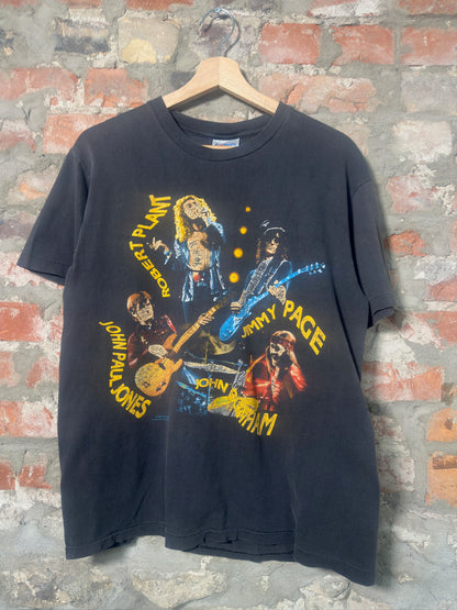 1990 Led Zeppelin Band Member T-Shirt Sz L