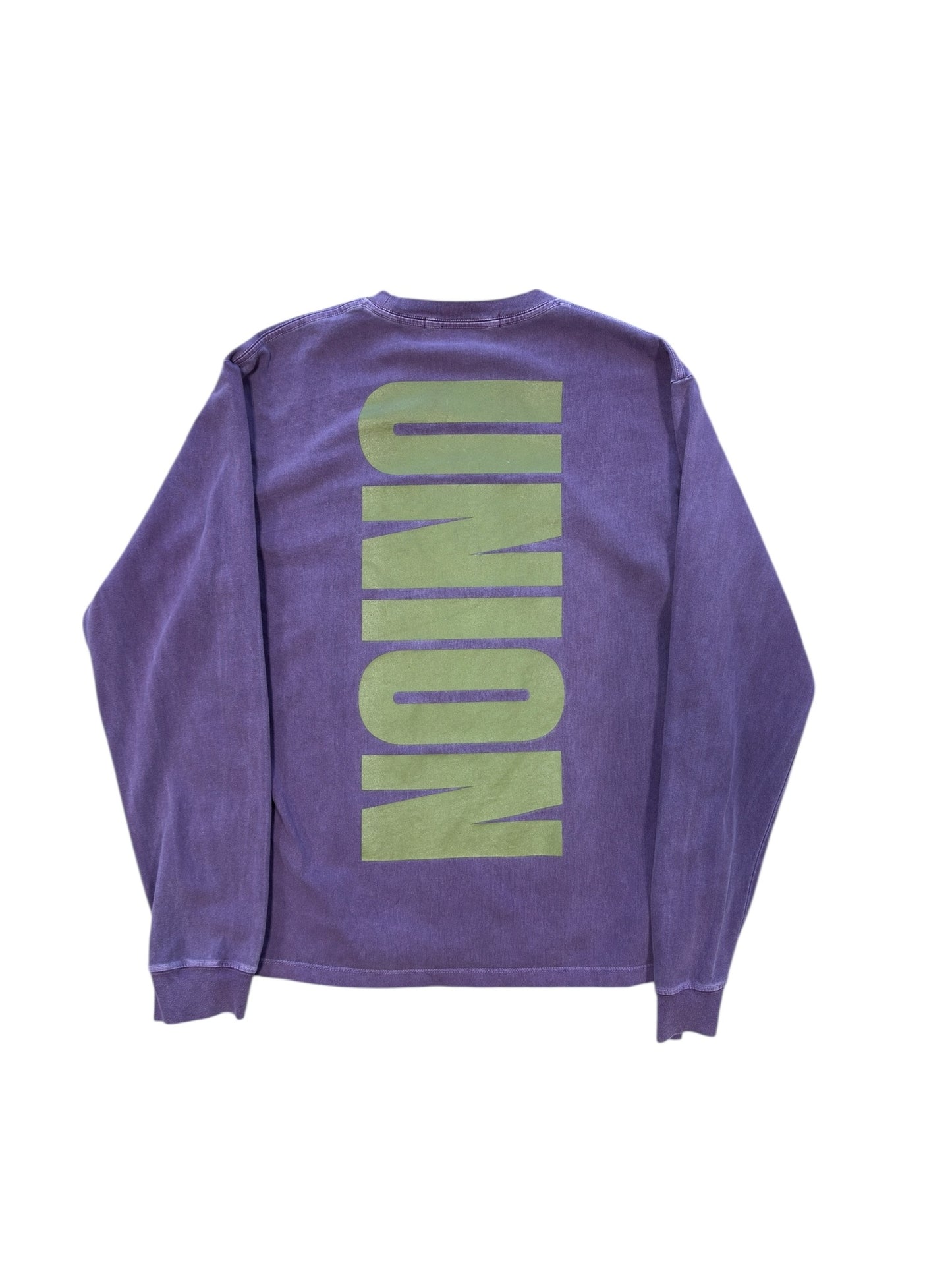 Union Shanghai Purple Washed Longsleeve Sz L