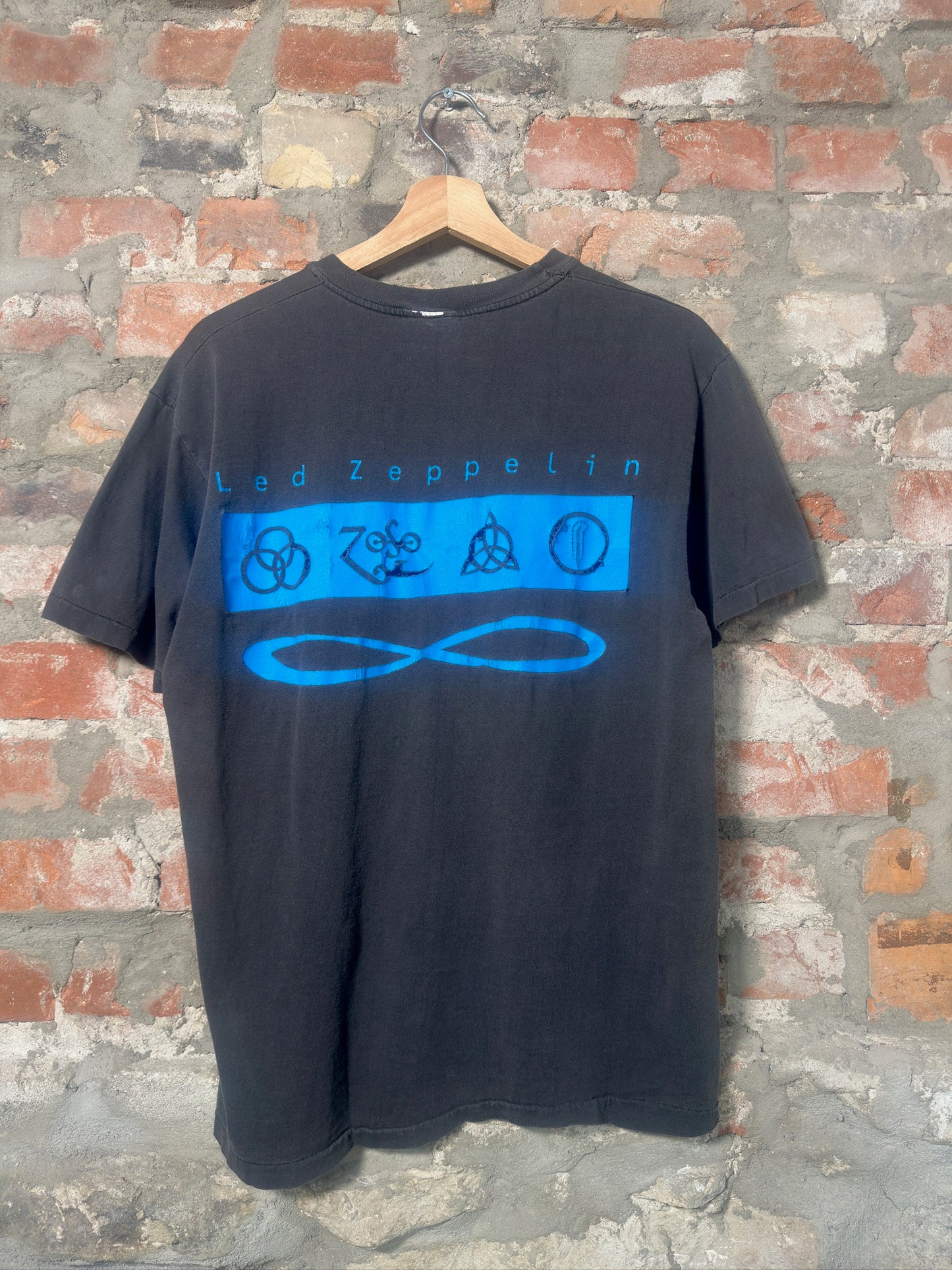 1990 Led Zeppelin Band Member T-Shirt Sz L