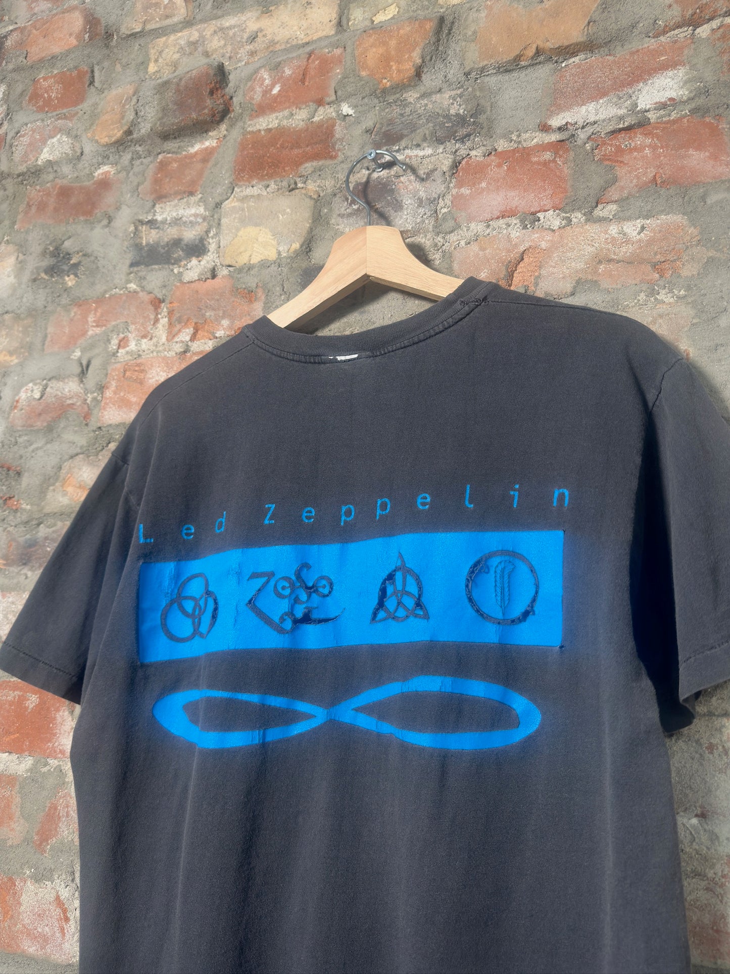 1990 Led Zeppelin Band Member T-Shirt Sz L