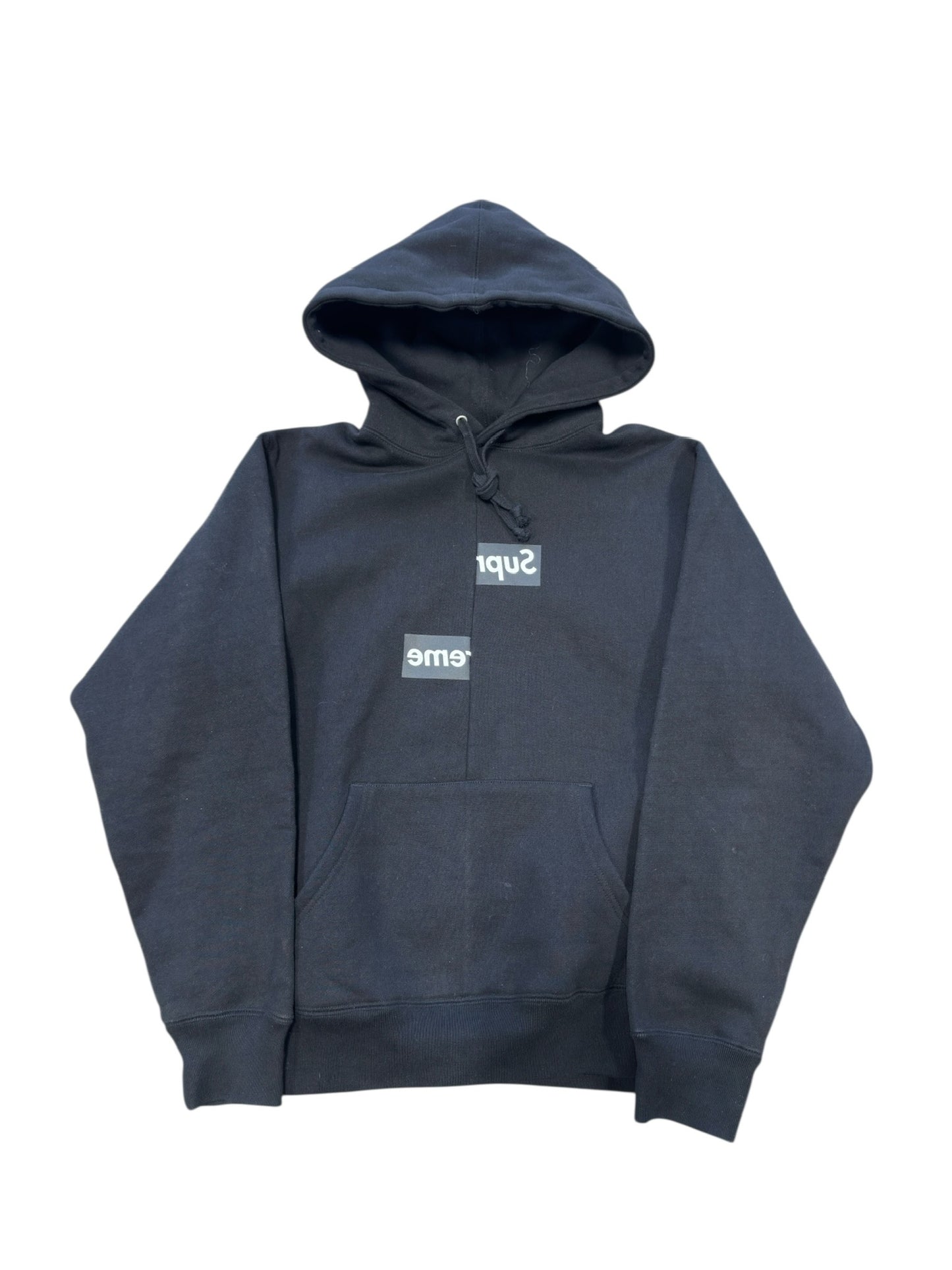 Supreme x CDG Split Hoodie Black Sz S