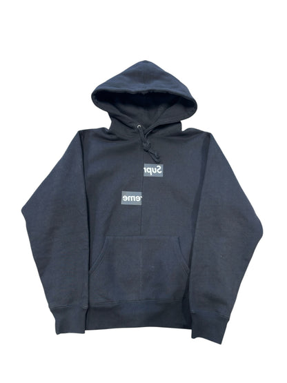 Supreme x CDG Split Hoodie Black Sz S