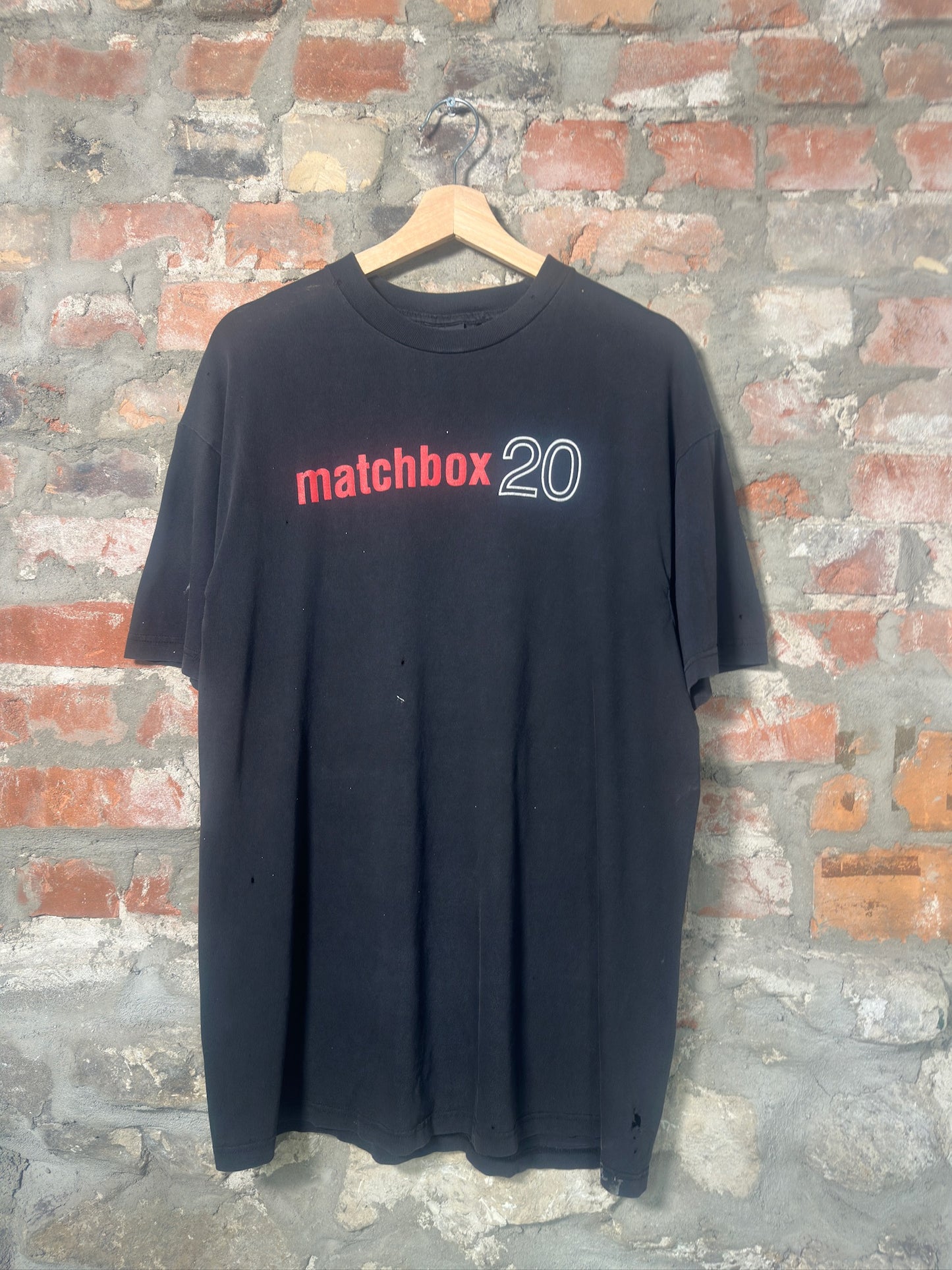 90s Matchbox Twenty Red Logo T-Shirt Sz L