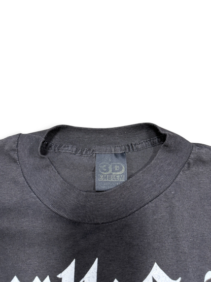(L) Vintage 1989 Fear No Evil 3D Emblem T-Shirt