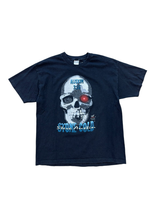 90s Stone Cold Steve Austin 3:16 Skull Tee Sz XL