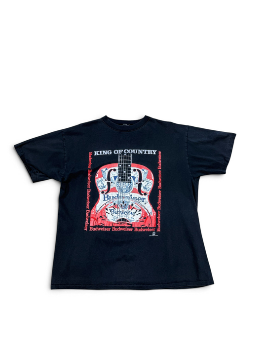 (XL) Vintage 1990 Budweiser Guitar Promo T-Shirt