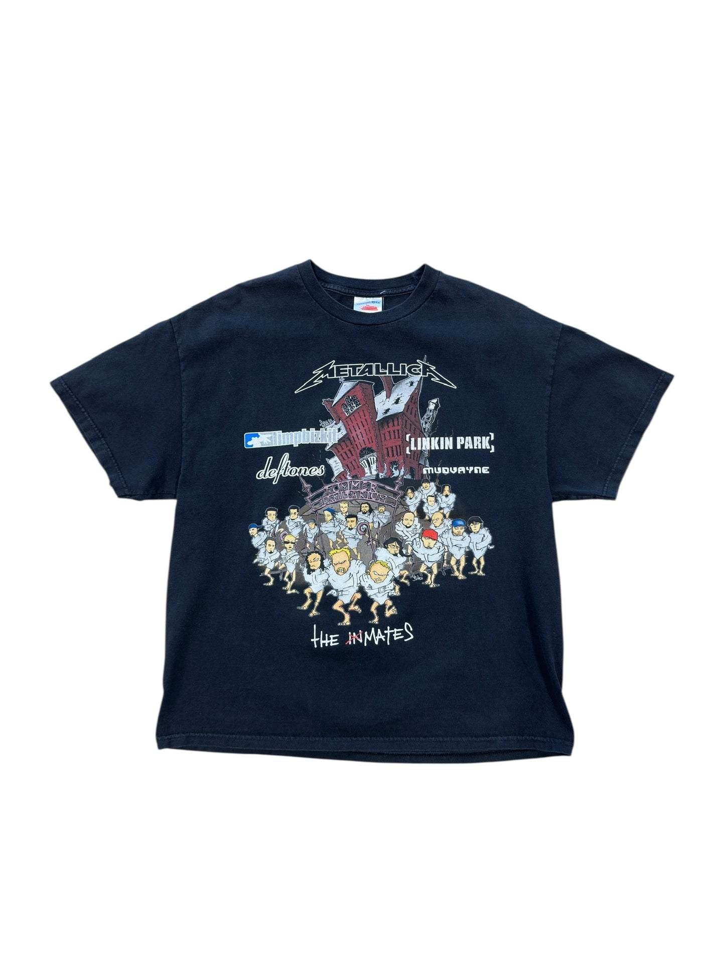 2003 Metallica Summer Sanitarium Tour Tee Sz XL