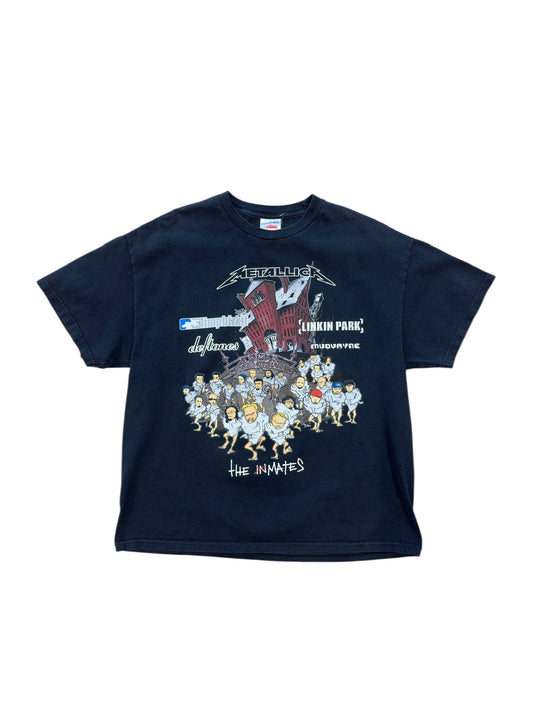 2003 Metallica Summer Sanitarium Tour Tee Sz XL