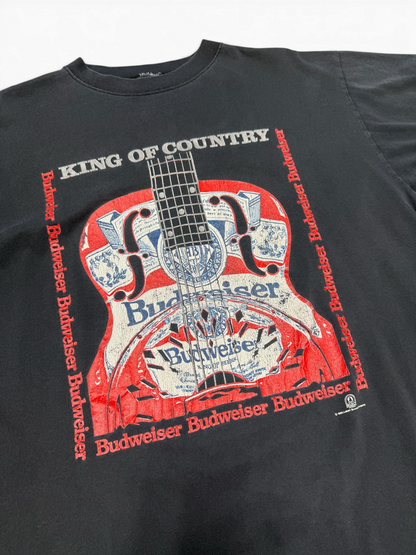 (XL) Vintage 1990 Budweiser Guitar Promo T-Shirt