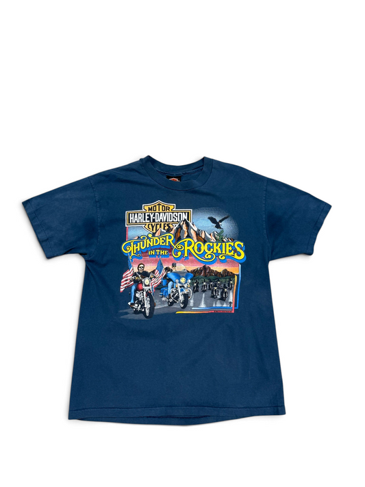 (L) Vintage 1989 Harley Davidson Pikes Peak T-Shirt