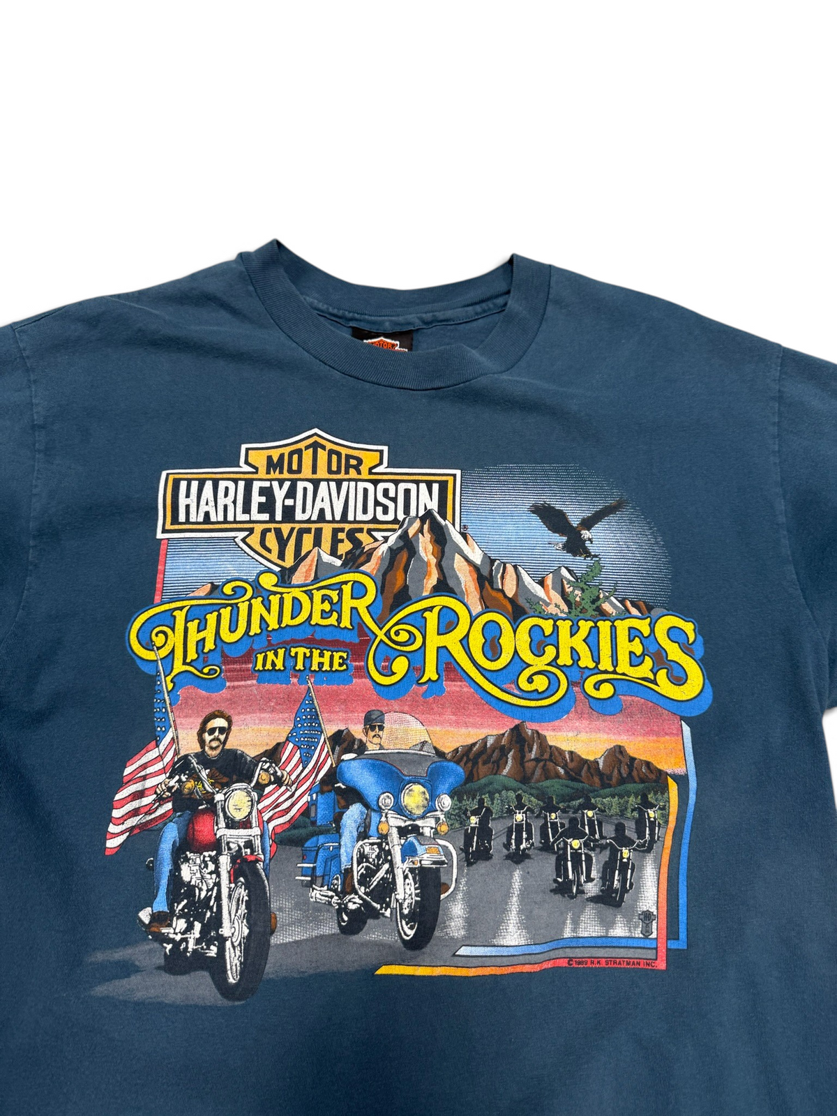(L) Vintage 1989 Harley Davidson Pikes Peak T-Shirt