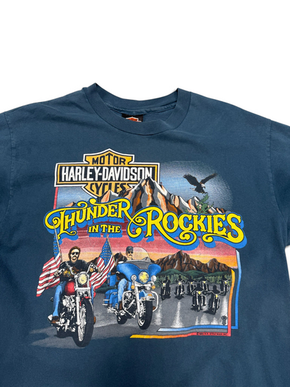 (L) Vintage 1989 Harley Davidson Pikes Peak T-Shirt