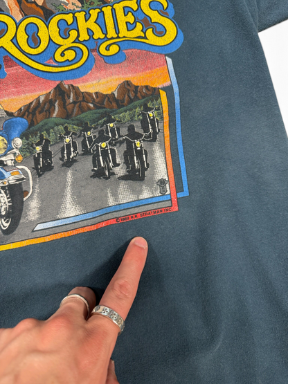 (L) Vintage 1989 Harley Davidson Pikes Peak T-Shirt