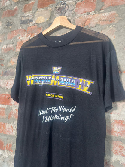 1988 Wrestle Mania T-Shirt Sz L