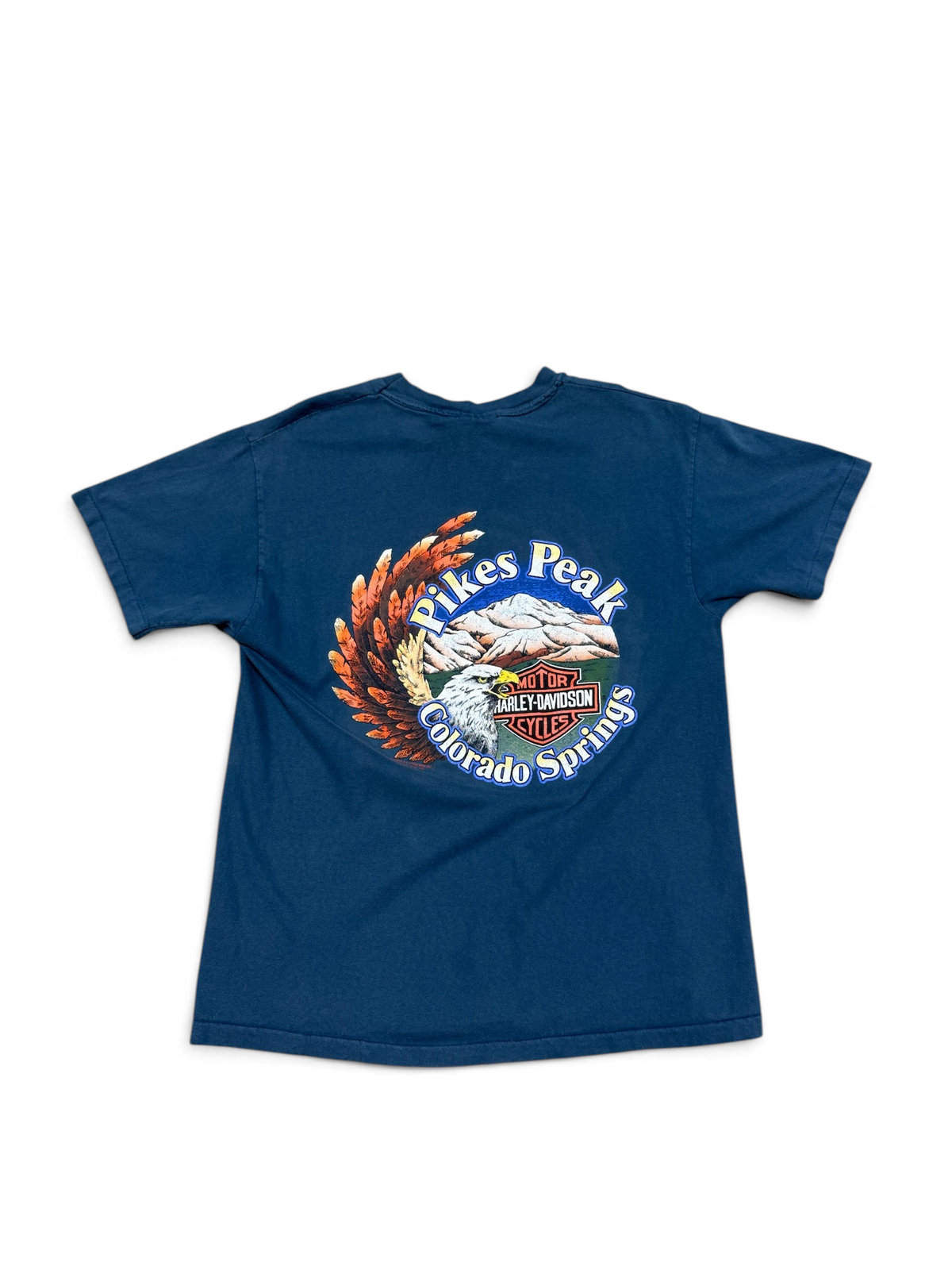 (L) Vintage 1989 Harley Davidson Pikes Peak T-Shirt