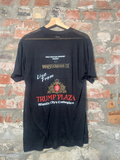 1988 Wrestle Mania T-Shirt Sz L