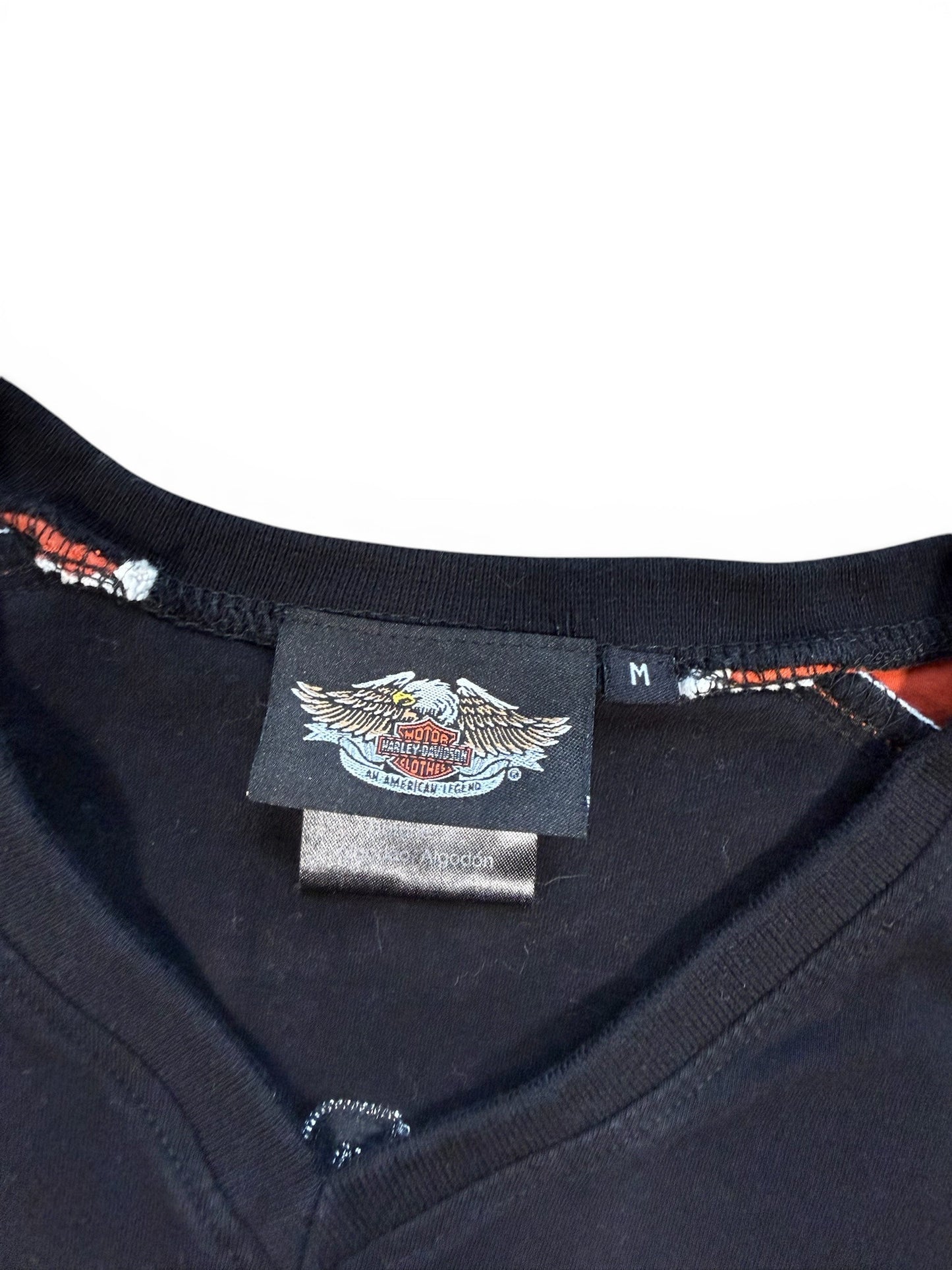 (M) Vintage 00s Harley Davidson Women's Long Sleeve