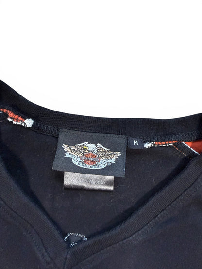 (M) Vintage 00s Harley Davidson Women's Long Sleeve
