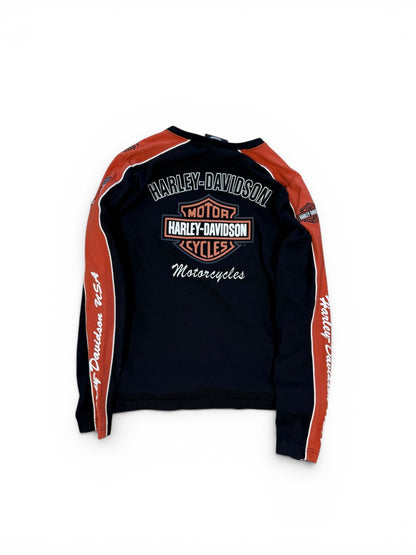 (M) Vintage 00s Harley Davidson Women's Long Sleeve
