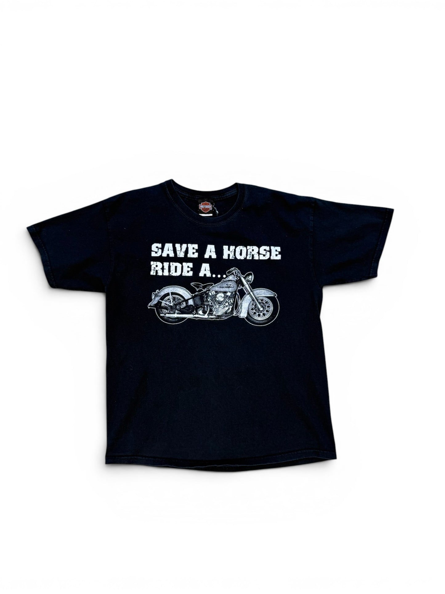 (L) Vintage 2008 Harley Davidson Save A Horse T-Shirt