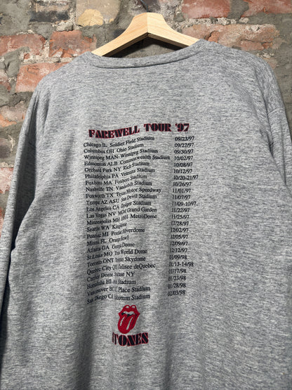 97" Rolling Stones Farewell Tour Long Sleeve Sz L
