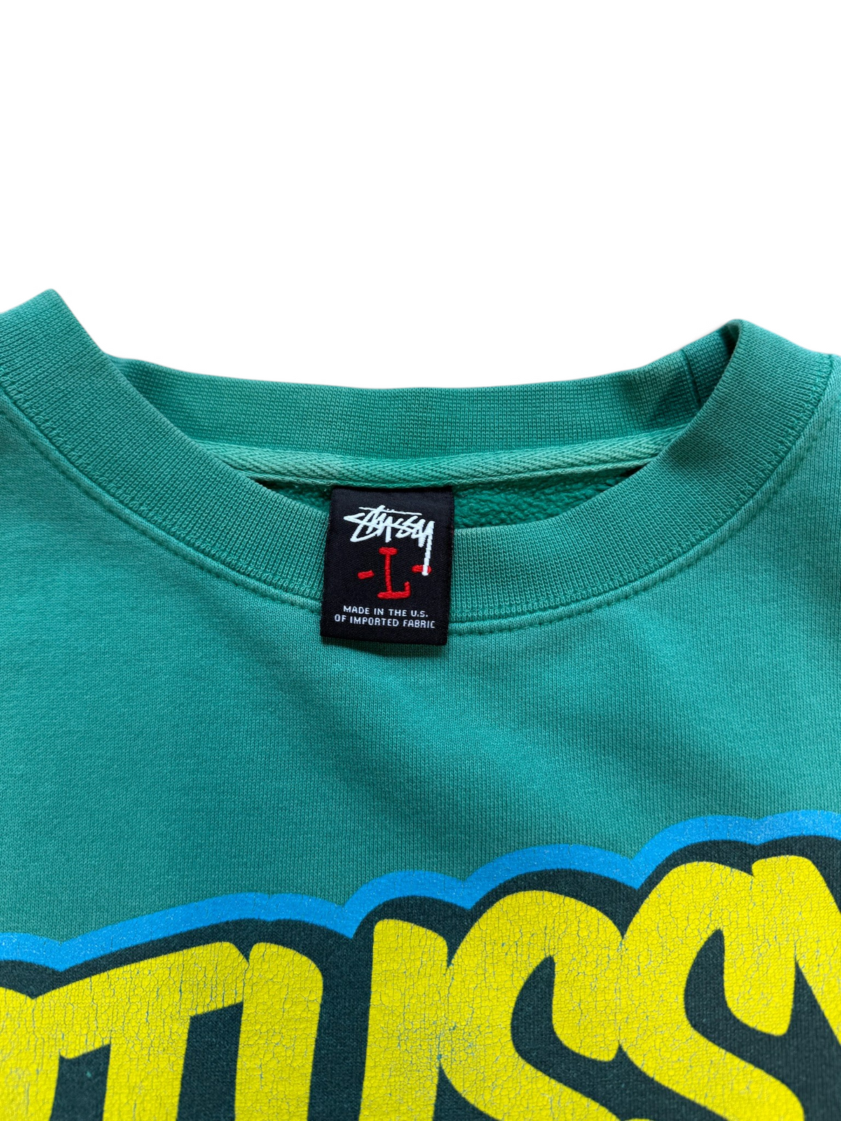 (L) Vintage 90s Stussy “World Tribe” Crewneck
