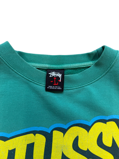 (L) Vintage 90s Stussy “World Tribe” Crewneck