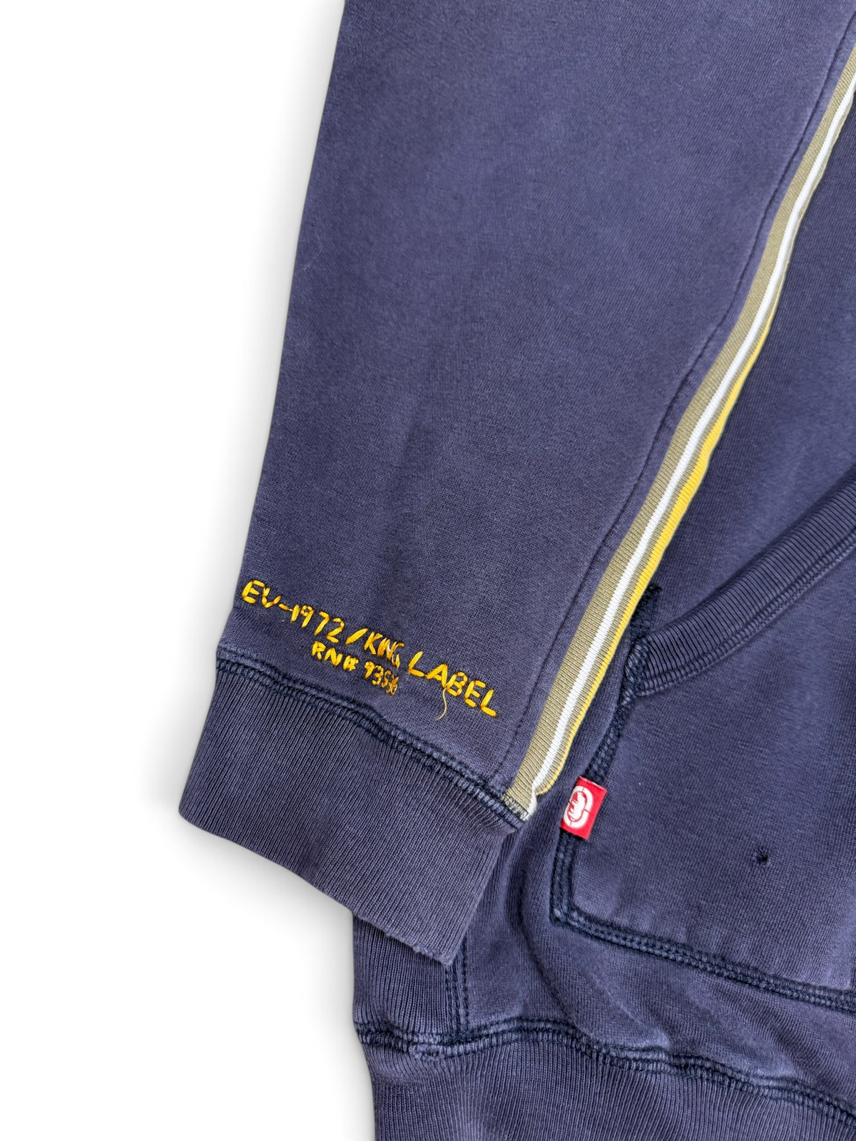 (L) Vintage Y2k Ecko Unltd Patches Faded Hoodie