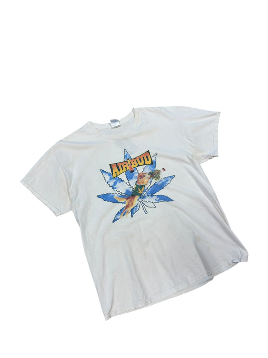 00s Airbud Hooping Tee White Sz L