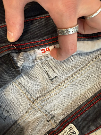 (34W) Diesel Beyond Immagination Black Jeans