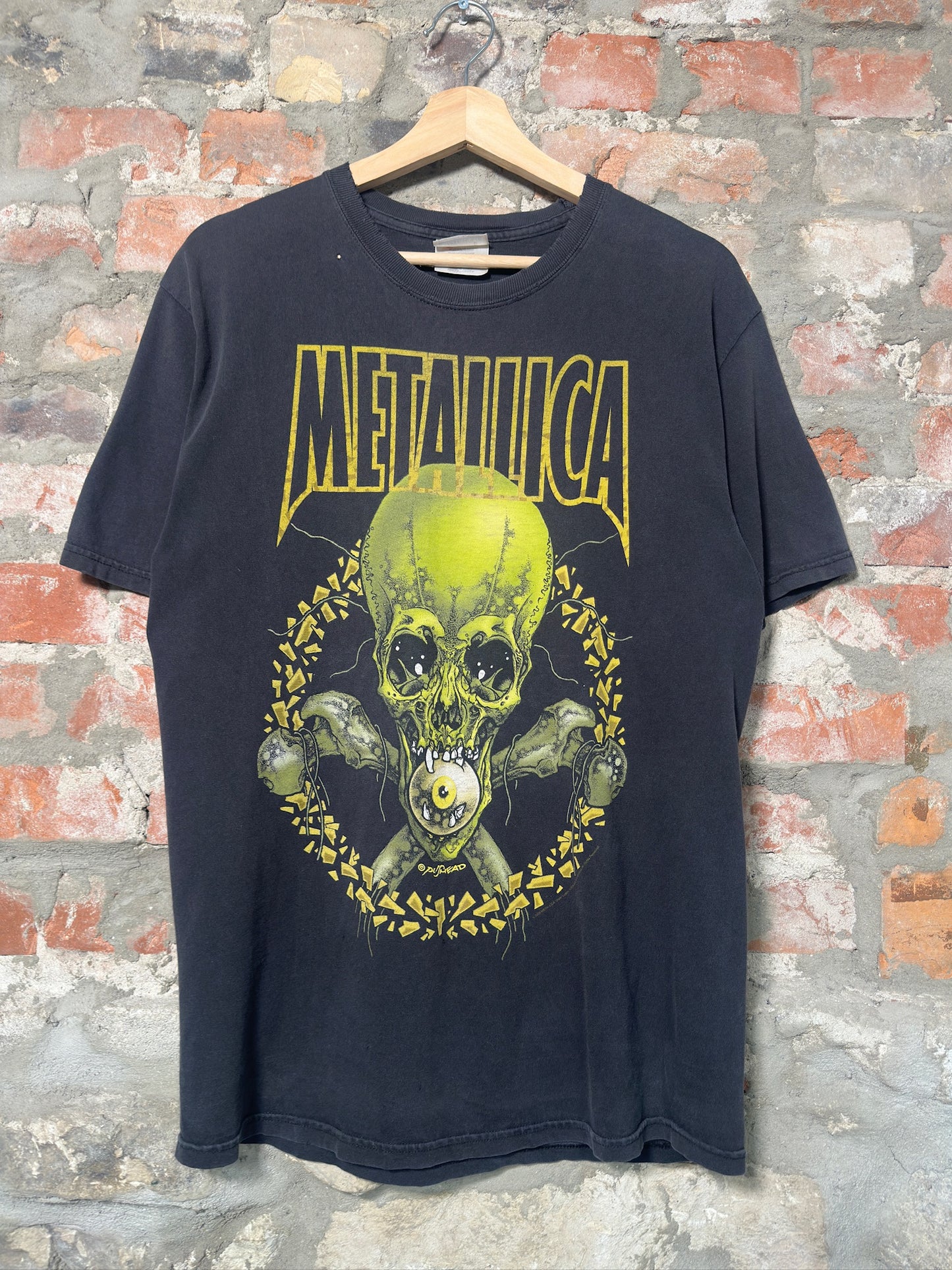 08" Metalica Pushead Clover T-Shirt Sz M