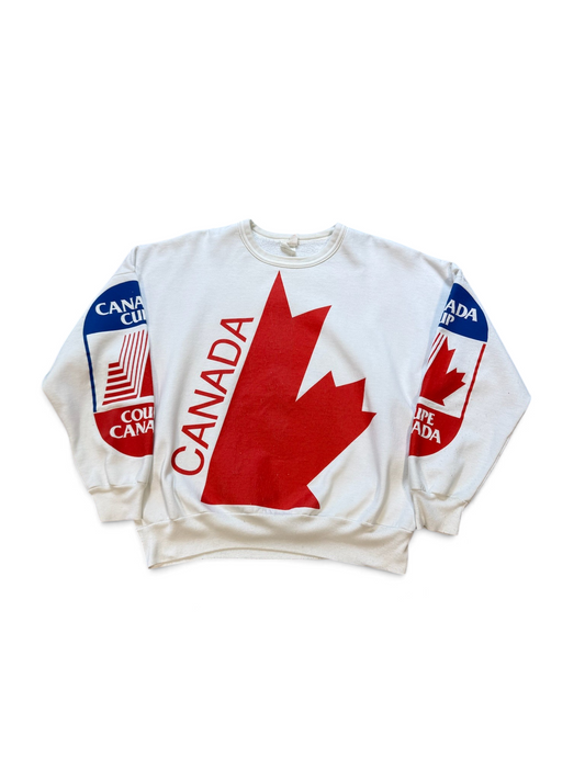 (L) Vintage 1990’s Canada Cup Crewneck Sweater