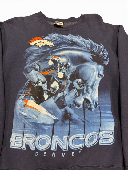 (L) Vintage 90s Denver Broncos Pro Player Sweatshirt