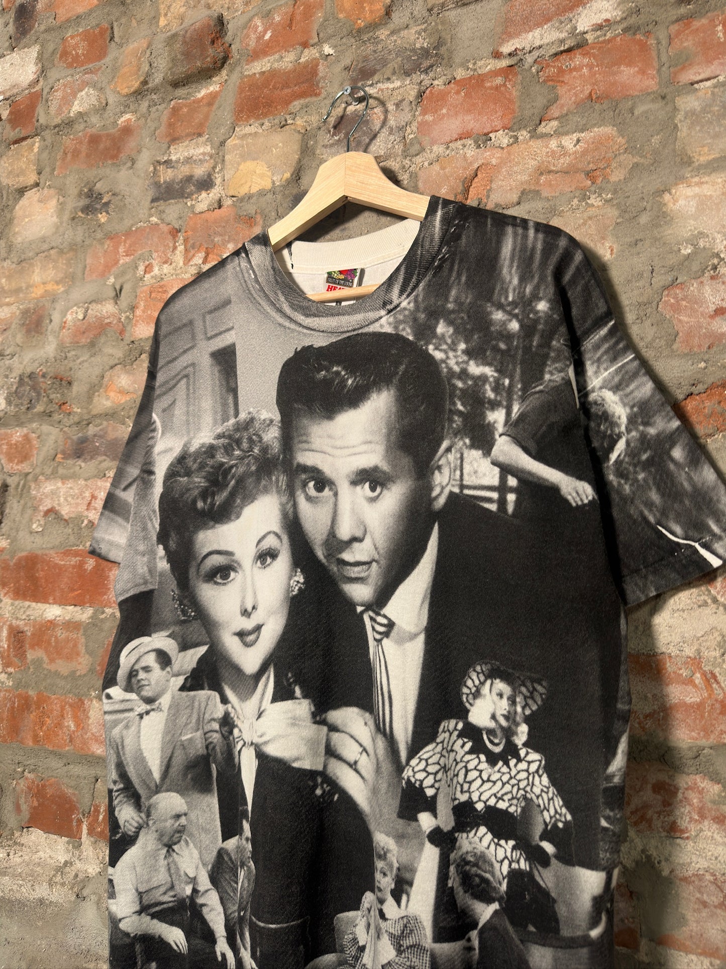 90s I love Lucy AOP T-Shirt Sz L
