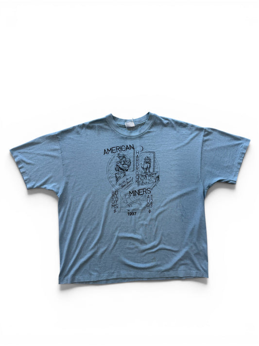 (XXL) Vintage 1997 American Hardrock Miners Faded Tee
