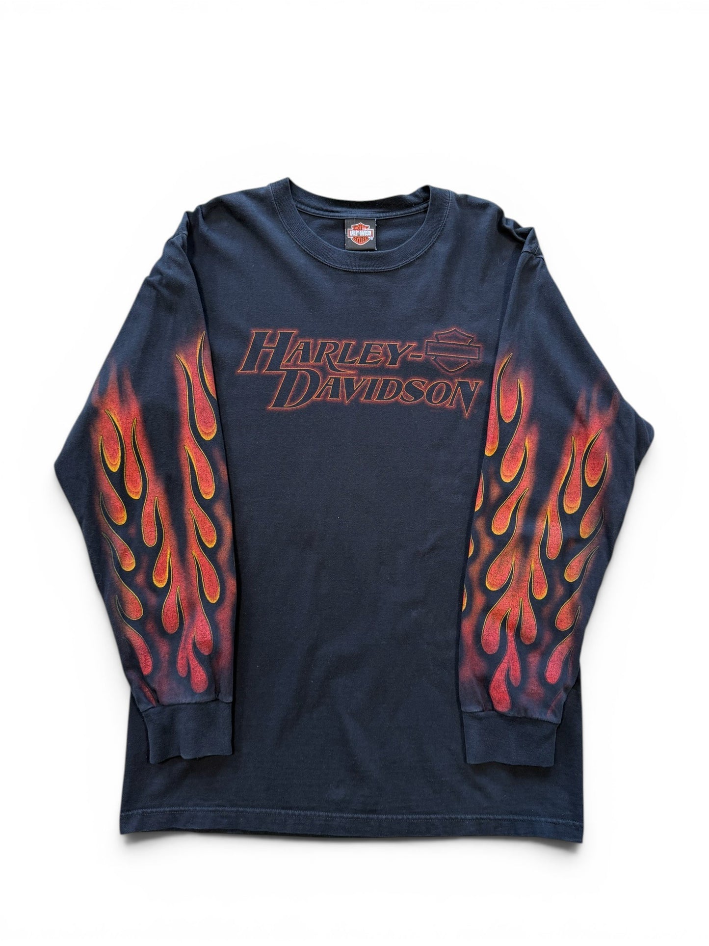 (XL) Vintage 2006 Harley Davidson Flame Kegel LS Shirt