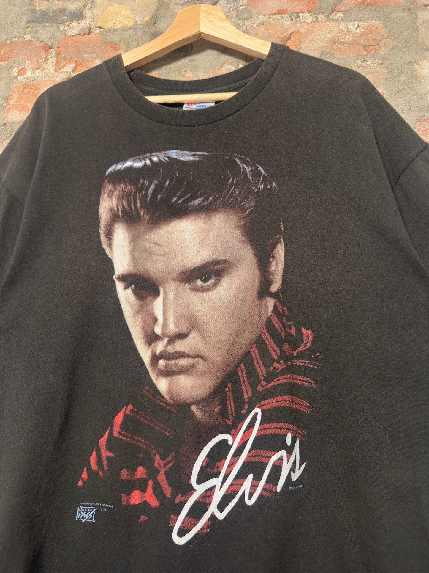 1990 Elvis Portrait T-Shirt Sz XL